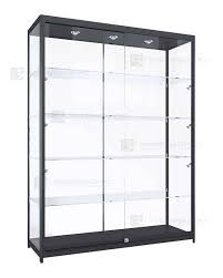 French designer furniture adelais glass display cabinet. 1500mm Aluminium Framed Glass Display Cabinets Shopfittings Direct Australia