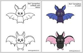 Free Printable Bat Template Pdf Bat Coloring Page Bat Template Bat Coloring Pages Bat Printable