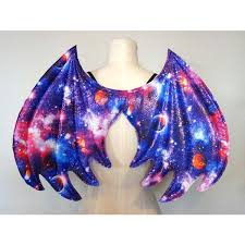 Black And Purple Dragon Wings Purple And Pink Galaxy Dragon Wings Costume Wings Festival Wear 57 Liked On Polyvore Featuring Cos Pink Galaxy Wings Costume Pink Halloween Costumes