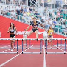 The hurdler seemed always destined for track and field success, with both her parents having impressive athletic backgrounds. Sydney Mclaughlin Olympic Trial World Record In 400m Hurdles Popsugar Fitness