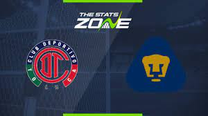 Half time / full time record toluca vs pumas. 2019 20 Mexican Liga Mx Toluca Vs Pumas Unam Preview Prediction The Stats Zone