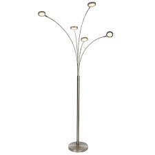 Multiple Head Arc Led Lamp To Decorate Your Living Room Floor Lamp Led Floor Lamp Curved Floor Lamp
