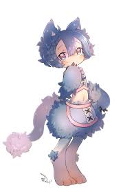 Rule 34 Dev - after_transformation ambiguous_gender blue_body blue_eyes  blue_fur fur implied_transformation maid_apron paws solo tail tail_tuft  tuft whistle_(object) young bandam33 made_in_abyss marulk_(made_in_abyss)  animal_humanoid humanoid narehate ...