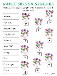 Music theory fundamentals 22 section 1.8 re p e a t si g n s a n d re p e a t e d se c t i o n s the end repeat sign tells the performer to go back one time to the start repeat sign, or, if there is no start repeat, the beginning of the movement. Music Valentine S Day Worksheets Music Worksheets Music Education Activities Music Activities