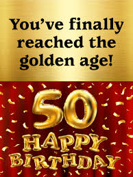 ✓ free for commercial use ✓ high quality images. Golden Age Happy 50th Birthday Card Birthday Greeting Cards By Davia