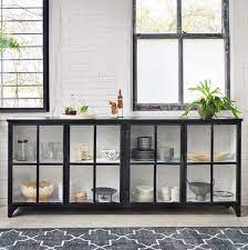 ← decorate a dining room buffets. Camila Industrial Black Iron Sideboard With Glass Doors Iron Sideboard Black Buffet Home Decor
