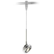 Tech Lighting Brim Satin Nickel Led Monorail Track Head 1k131 Lamps Plus