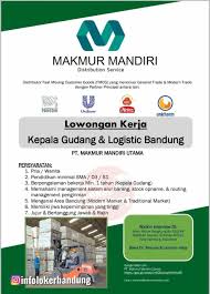 Check spelling or type a new query. Lowongan Kerja Pt Makmur Mandiri Utama Bandung Februari 2020 Info Loker Bandung 2021