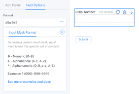 Print large numbers on single sheets of paper. Input Mask Format Formidable Forms