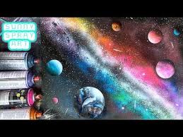If you are an auditory or visual learner, here are some videos for you for. Spray Paint Art Easy Galaxy Youtube Spray Paint Art Galaxy Painting Galaxy Painting Acrylic