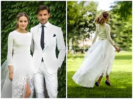The Best Bridal Sweaters Olivia Palermo In Carolina Herrera Cashmere Jumper Celebrity Wedding Dresses Carolina Herrera Wedding Dress Wedding Dress Inspiration