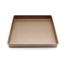 Linker Wish Square Cake Pan Nonstick Bakeware High Carbon Steel Square Baking Pan Cake Pizza Pan 11 X 11 Inch Square Cake Pans Square Cakes Nonstick Bakeware