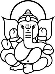 Sketch Black And White Images Of Ganesha 2427 Views Ganesha Drawing Outline Drawings Buddha Drawing
