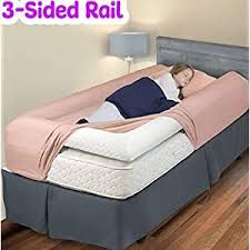 3 Sided Bed Rail For Toddler Soft Foam Bed Bumper For Kids Protects Your Child From All Sides Baby Bed Guard Child Bed Safety Side Rails With Water Res