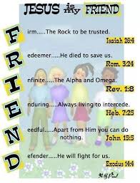 Jesus Is My Friend Jesus Is My Friend Who Is Jesus Bible Lessons