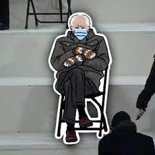 New Bernie Sanders Mitten Meme Vinyl Decal Sticker Ping Hatta Illustrations Exploring Womanhood Fashion Travels Dreams And Mystics By Bangkok Based Arti In 2021 Vinyl Decal Stickers Vinyl Decals Illustration