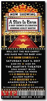 With all those tiny clothes and teeny toys, a baby shower is going to be fun! A Star Is Born Red Carpet Baby Shower Ticket Invitations Click Image To Close Hollywood Red Carpet Theme Red Carpet Theme Star Birthday Party