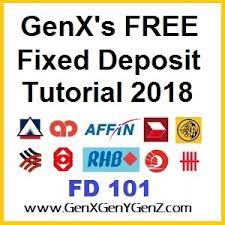 Grow funds with a fixed deposit account. Free Fixed Deposit Tutorial Fd 101 Genx Geny Genz