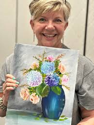 One stroke painting with FolkArt paints