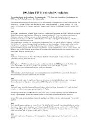 Hier findest du den aktuellen beachvolleyball livestream von der german beach tour, der fivb world tour (weltserie) und allen anderen turnieren: Https Www Vmv24 De Pdf Fivb 100 Pdf