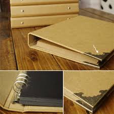 Wedding photo album handmade scrapbook. Buy Online Blank Cover Loose Leaf Craft Paper Album Handmade Diy Photo Album Fotoalbum Scrapbooking Wedding Albums Hand Painted Diary Book Alitools