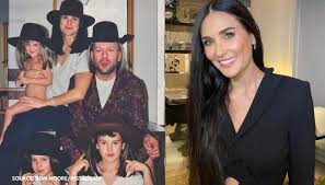 Demi moore stars in new swimsuit campaign alongside her three daughters. Demi Moore Shares Throwback Pic With Ex Husband Bruce Willis Calls Him One Of A Kind