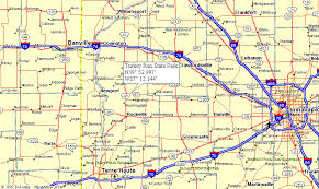 Map To Turkey Run State Park In Indiana