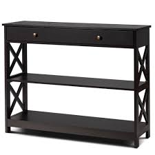 Maybe you would like to learn more about one of these? Costway 3 Tier Console Table X Design Sofa Entryway Table With Drawer Shelves Best Buy Canada