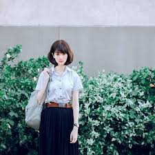 25 แฟช นทรงผมส น ประบ า ของสาวว ยใส ในช ดน กศ กษา sistacafe ผ หญ ง ทรงผม ส ผม