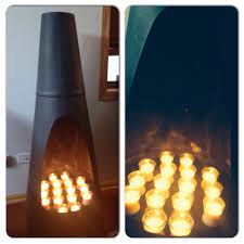 Check spelling or type a new query. Insert Candles Into A Chiminea Diy Fireplace Diy Fireplace Novelty Lamp Lava Lamp