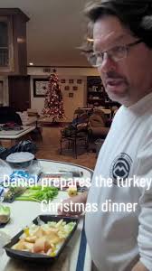 Daniel cooks turkey for Christmas Dinner#christmas #turkeytiktok  #redneckcooking #ranchlife