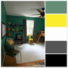 Black And Green Bedroom Before After My Boys Green Bedroom Makeover With Carpet One Boys Bedroom Makeover Bedroom Green Grey Bedroom With Pop Of Color
