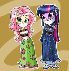 2857037 - safe, artist:gaggeddude32, fluttershy, twilight sparkle,  equestria girls, arm behind back, bondage, bound and gagged, breasts, cloth  gag, clothes, damsel in distress, dress, female, gag, gala dress, help,  help us, humanized,