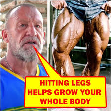 Is it true that when you work legs, it helps the rest of Yr physique  gain.....