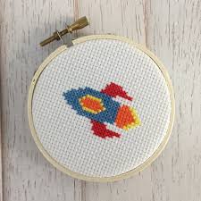 Check spelling or type a new query. Rocket Ship Counted Cross Stitch Diy Kit