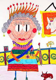 Portrait Of Queen Elizabeth Ii Children S Art Competition Queen Art Childrens Art Art Competitions