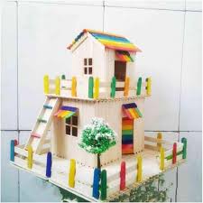 Place a line of glue on two of the opposite sides of the square practice, look up designs of houses and/or blueprints from famous architects, such as frank lloyd wright. Download Diy Popsicle Sticks Crafts Free For Android Diy Popsicle Sticks Crafts Apk Download Steprimo Com