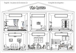 Anglais Les Pieces De La Maison La Classe Des Ce De Villebois Maison Maison Anglaise Maison 2