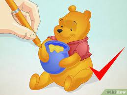 Complete the arm and legs sticks to give them form and mass around the sticks that you drew in the previous step. How To Draw Winnie The Pooh 15 Steps With Pictures Wikihow