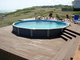 Bildergebnis Fur Intex Panel Pool Mit Deck Swimming Pools Backyard Backyard Pool Above Ground Pool Decks