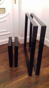 2 X Table Bench Legs Designer Metal Steel Industrial Table Legs Bench Legs Retro Ebay