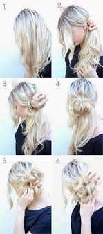 Et chignon facile cheveux coiffures rapide style de coiffure de bal / mariage.evening donut updo tutorial.pent. Les 50 Coiffures Rapides A Faire Pour Les Pressees Du Matin