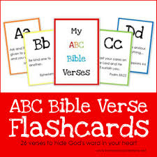 Check spelling or type a new query. Abc Bible Verse Flashcard Printables Teaching God S Word