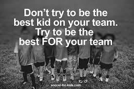 Young athletes carry an inner dialogue with themselves in sports. Soccer Quote For Kids Team Quotes Team Motivational Quotes Inspirational Quotes For Kids