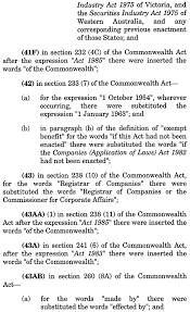 This act may be cited as the securities industry act 1998. View Tasmanian Legislation Online