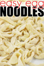Egg Noodles Egg Noodles Made With Just Flour Eggs And A Dash Of Milk Are The Perfect Comfort Food Add To In 2020 Recipes Homemade Egg Noodles Vegan Recipes Easy