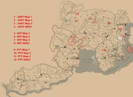 Get paid in less than 24 hours. Treasure Hunt Map And Gold Bar Location Reddeadredemption