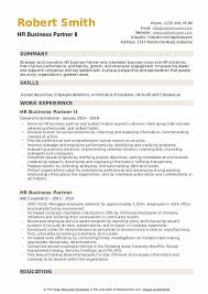 Business loans uniquely designed for south african businesses. Hr Business Partner Resume Samples Qwikresume