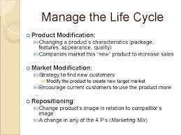 This paper examines product modification strategies and techniques used by food companies to crippen k., oates c. Product Life Cycle Marketing I Coop Product Life