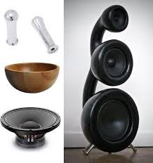 Trio Of Ikea Salad Bowls Turned Into Diy Nautilus Audio Speakers Diy Speakers Speaker Design Audio Speakers